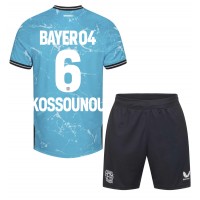 Bayer Leverkusen Odilon Kossounou #6 Replica Third Minikit 2023-24 Short Sleeve (+ pants)